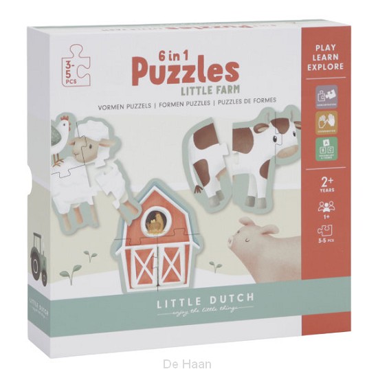 Little Dutch 6 in 1 puzzles