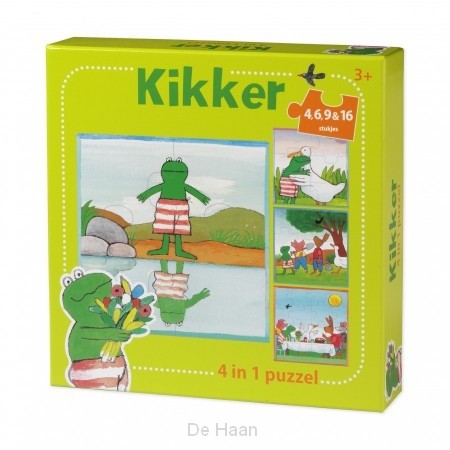 Kikker 4 in 1 puzzel