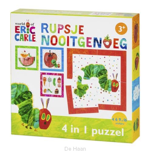 Rupsje Nooitgenoeg 4 in 1 puzzels