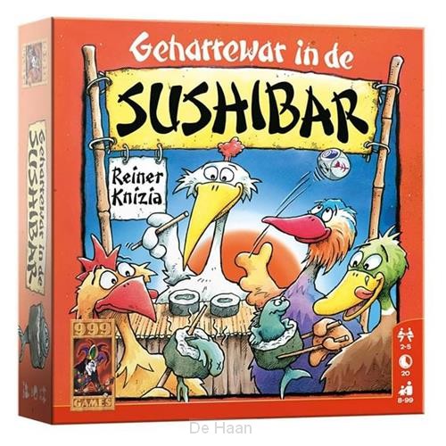 Geharrewar in de sushibar