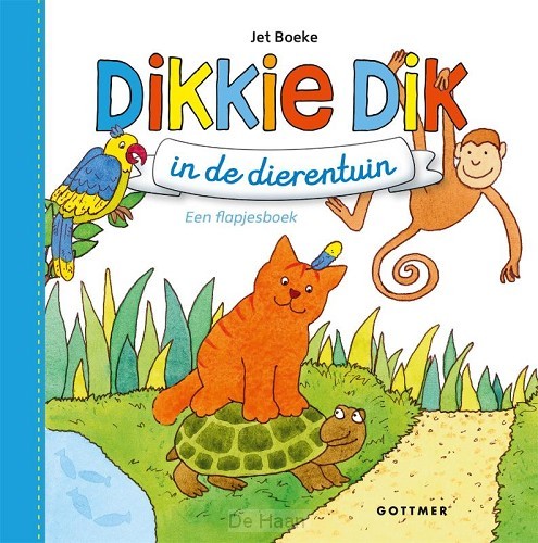 Dikkie dik in de dierentuin blauw