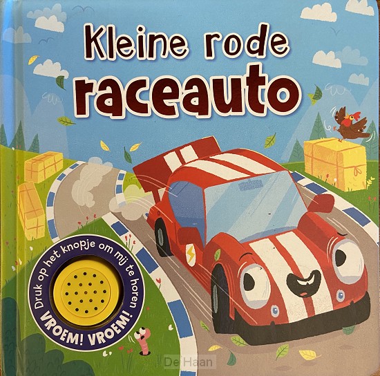 Kleine rode raceauto