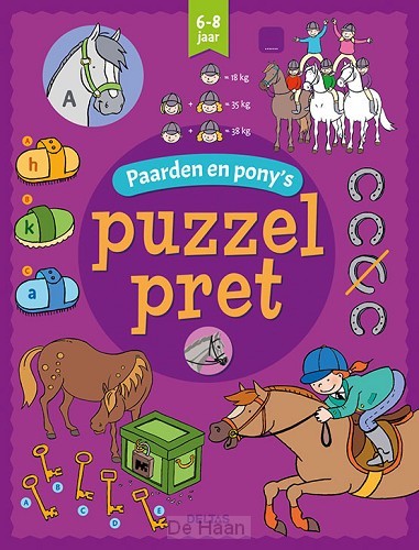 Puzzelpret paarden en pony's