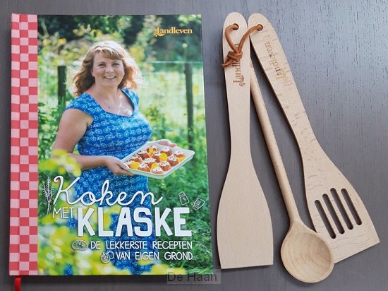 Koken met klaske + set houten lepels