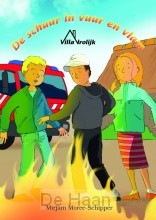 Schuur in vuur en vlam