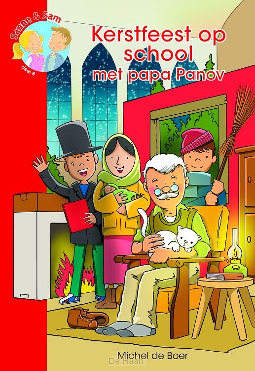 Kerstfeest op school met papa panov