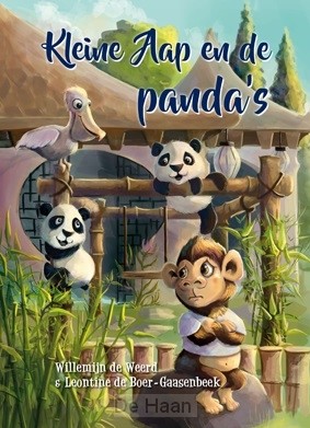 Kleine aap en de panda's