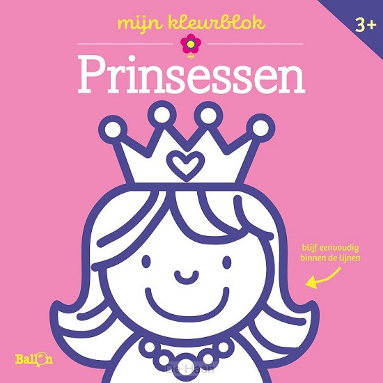 Mijn kleurblok Prinsessen / 3+