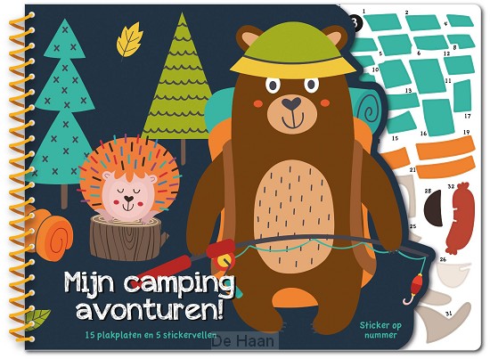 Stickeren op nummer - Mijn campingavontu