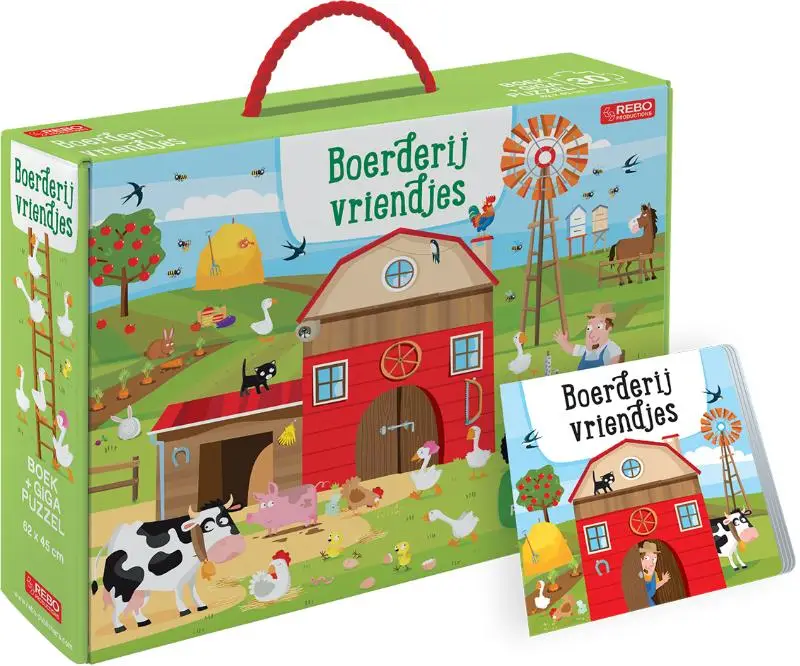 Boerderijvriendjes - boek + puzzel