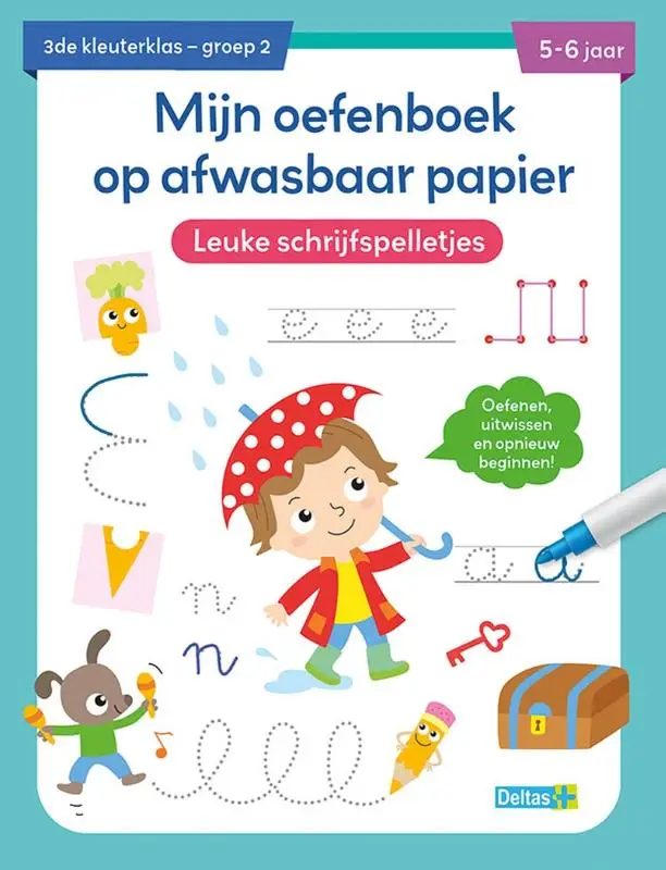 Mijn oefenboek op afwasbaar papier / Leu