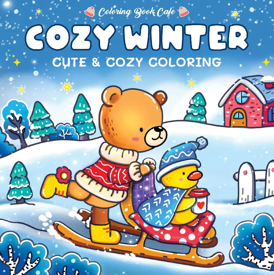 Cozy Winter Cute & Cozy Coloring
