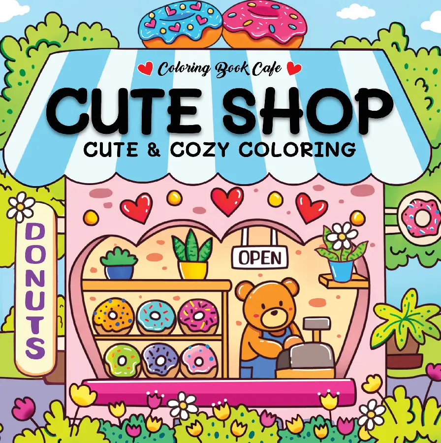 Cute Shop Cute & Cozy Coloring