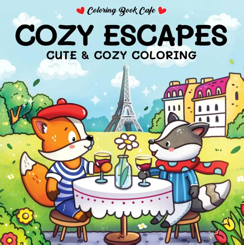 Cozy Escapes Cute & Cozy Coloring