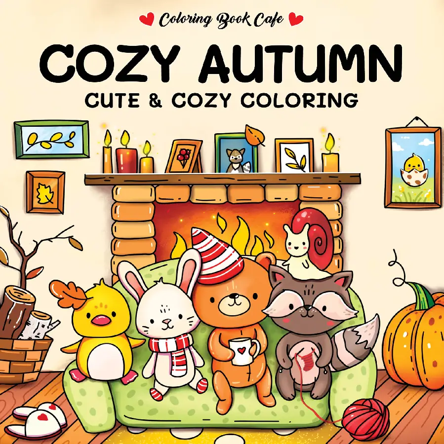 Cozy Autumn Cute & Cozy Coloring