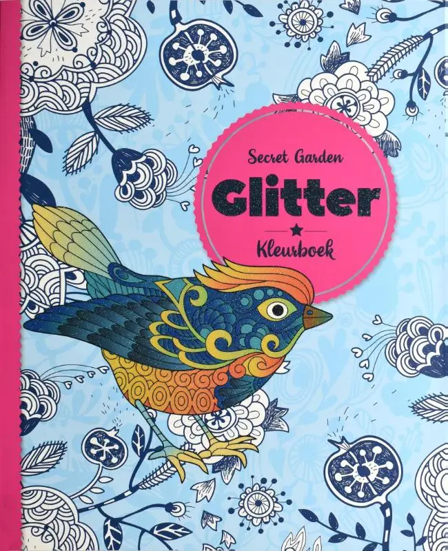 Glitter kleurboek Secret Garden