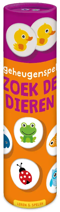 Geheugenspel Zoek de dieren