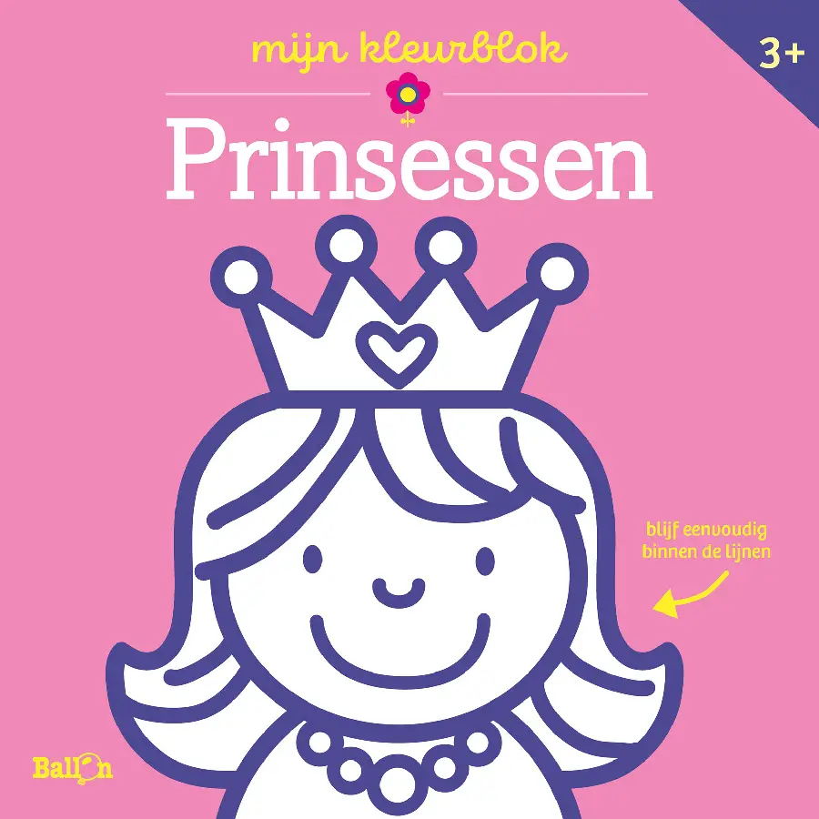 Mijn kleurblok Prinsessen / 3+
