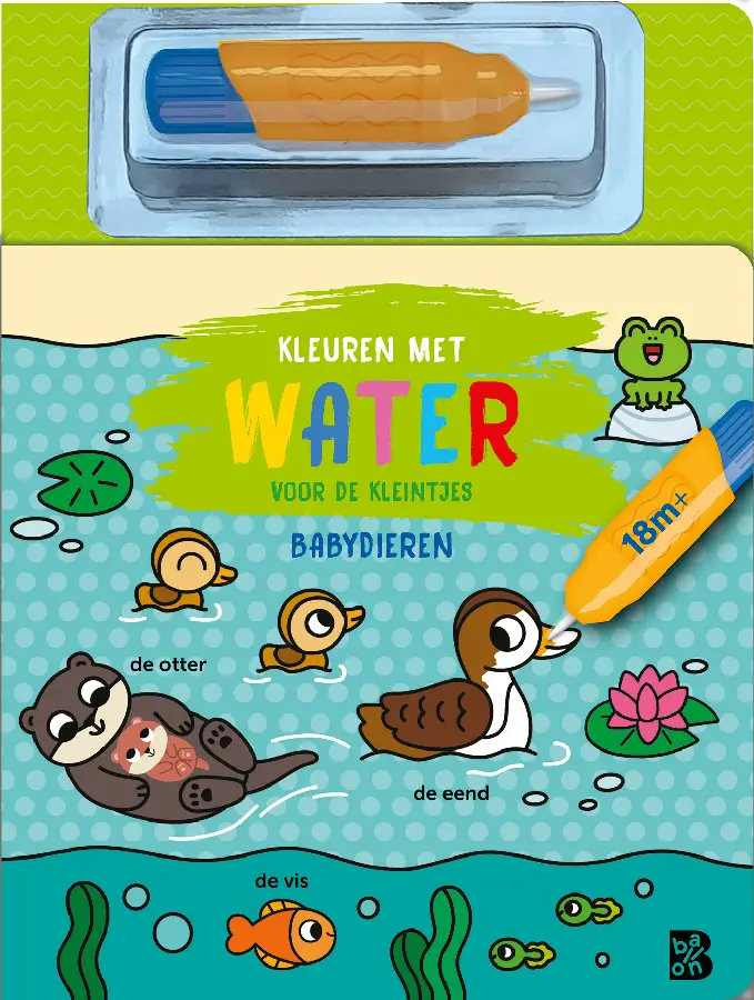 Kleuren met water voor de kleintjes: Bab