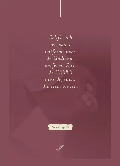 Gelijk zich een vader ontfermt