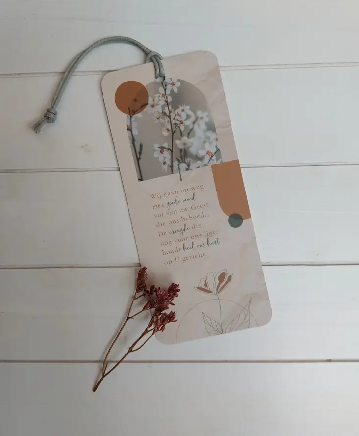 Boekenlegger Wij gaan weg met goede moed