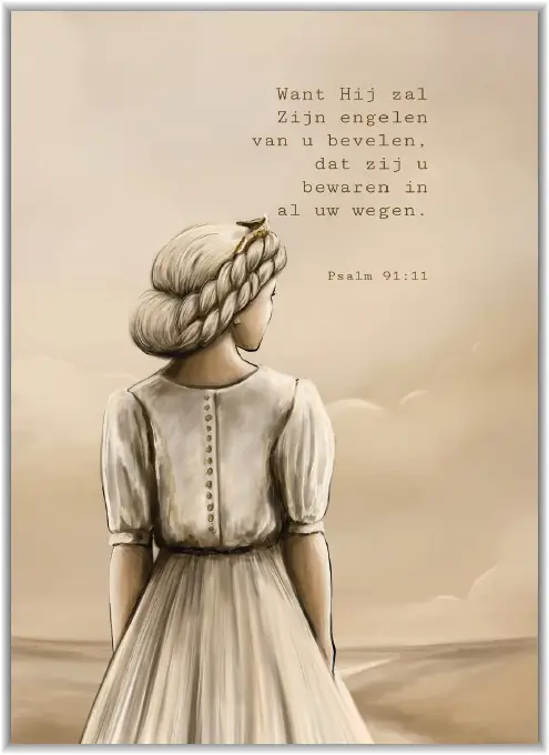 Poster A5 Mijn hart, vervuld met ...