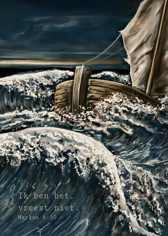 Kaartje A7 Ik ben het, vreest niet