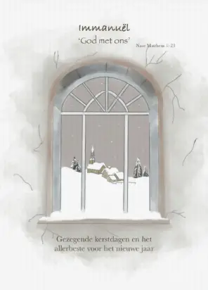 Kaartje A7 Gez. Kerstdagen ImmanuÃ«l