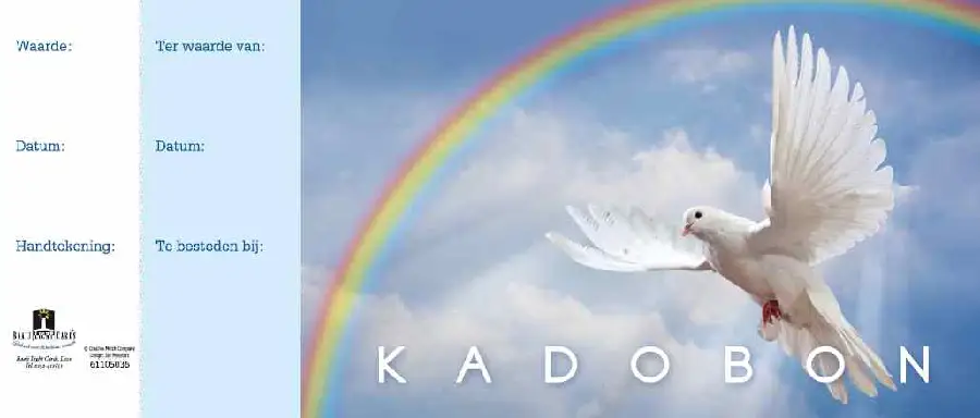Cadeaubonnen met env 50 duif