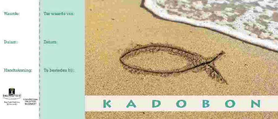 Cadeaubonnen met env 50 ichthusvis