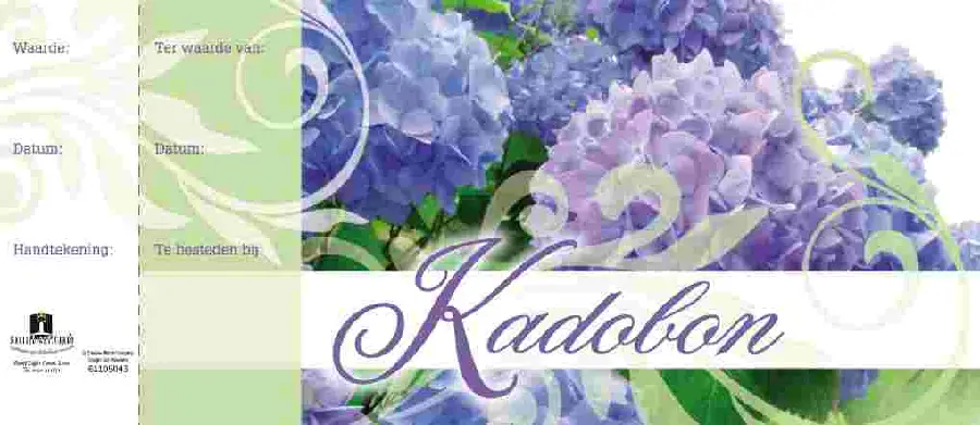 Cadeaubonnen met env gerbera's