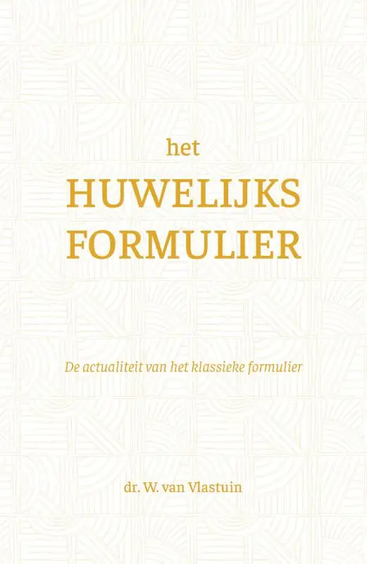 Het huwelijksformulier