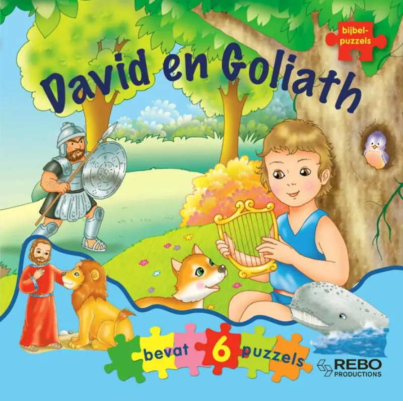 David en goliath bijbelpuzzelboek